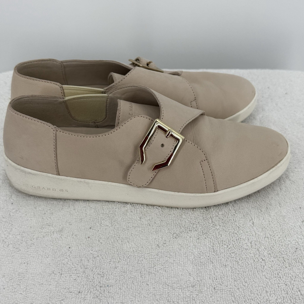 Cole Haan GrandPro Spectator Womens Buckle Monk Strap Slip On Leather Sneakers 9